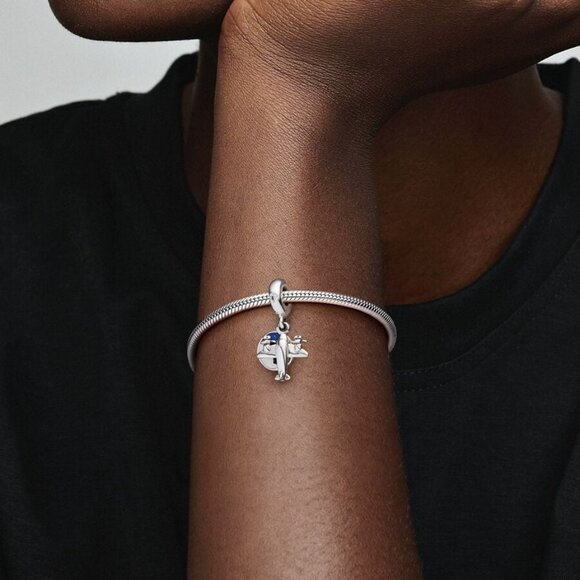 Propeller Plane Dangle Charm - Picture 2 of 9